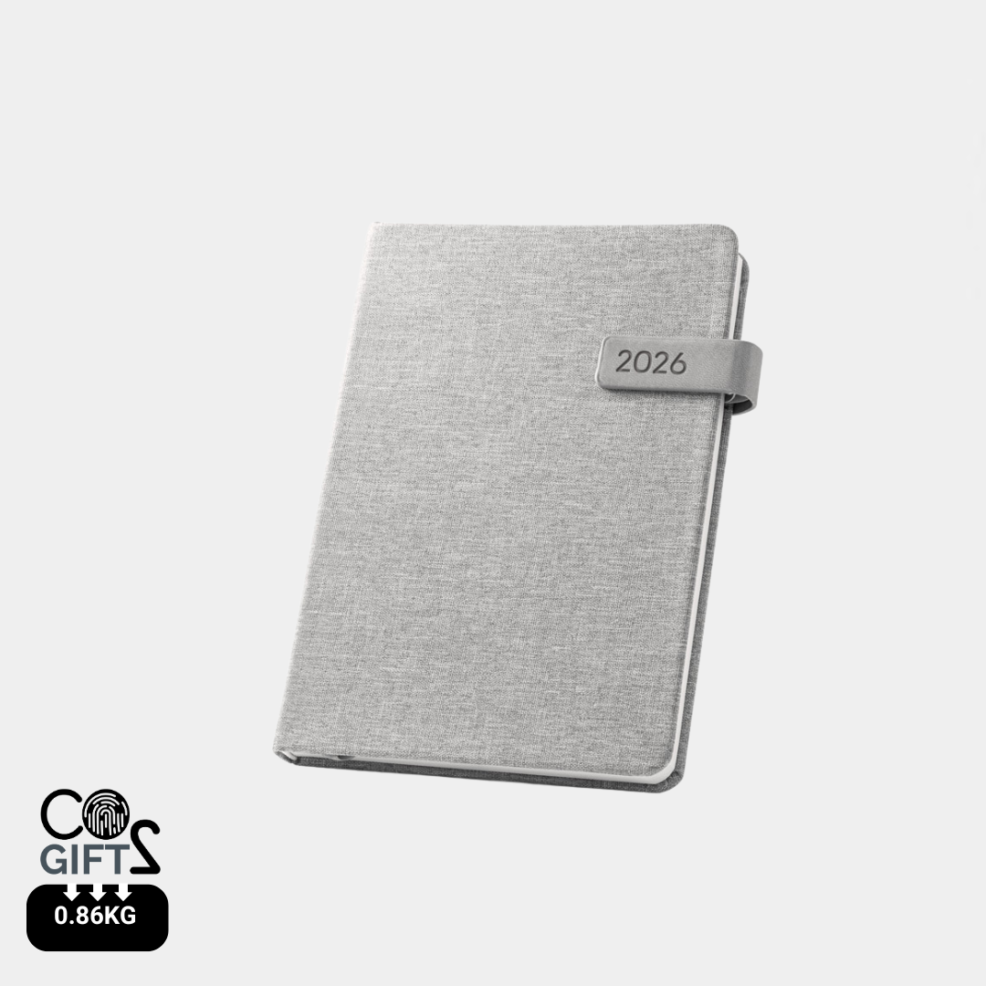 Agenda Ecológica 2026 con Portada rPET en Amplia Gama de Colores para Personalizar A5 Andresen - Página Dia