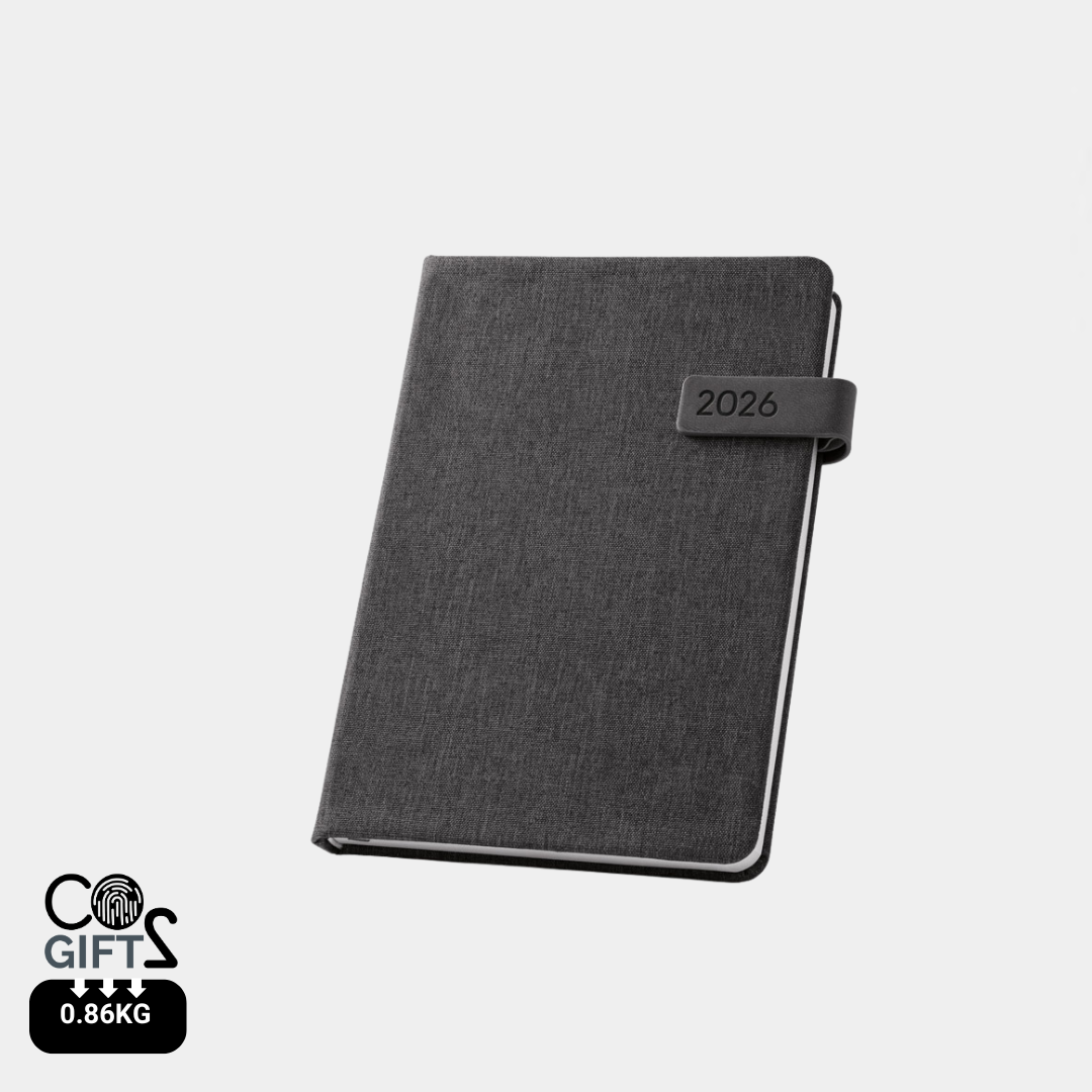 Agenda Ecológica 2026 con Portada rPET en Amplia Gama de Colores para Personalizar A5 Andresen - Página Dia
