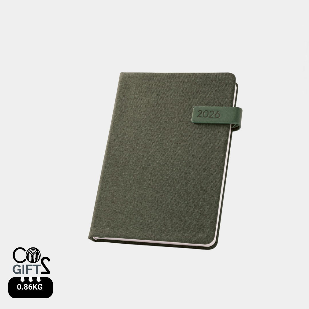 Agenda Ecológica 2026 con Portada rPET en Amplia Gama de Colores para Personalizar A5 Andresen - Página Dia