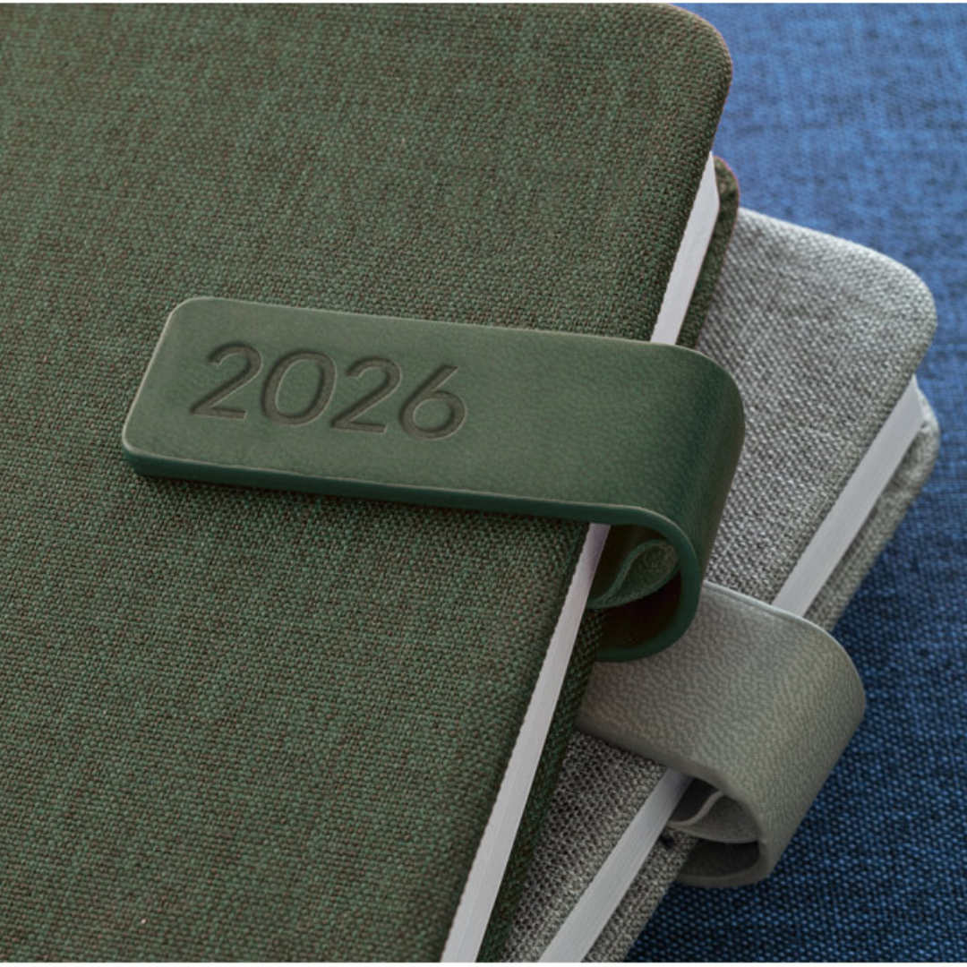 Agenda Ecológica 2026 con Portada rPET en Amplia Gama de Colores para Personalizar A5 Andresen - Página Dia