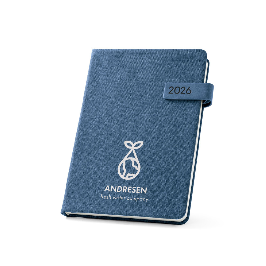 Agenda Ecológica 2026 con Portada rPET en Amplia Gama de Colores para Personalizar A5 Andresen - Página Dia