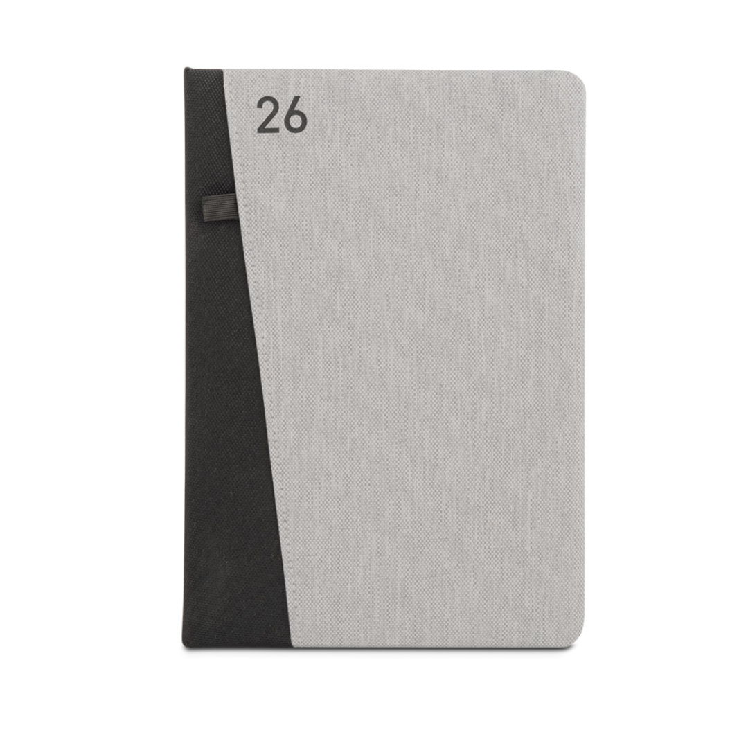 Agenda Sostenible 2026 con Portada rPET para Personalizar Larsson A5 | Página Día