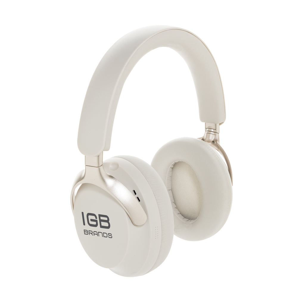 Auriculares Diadema Sostenible de ABS Reciclado con Certificado RCS para Personalizar con Cancelación de Ruido ANC y Micrófono Soundpro