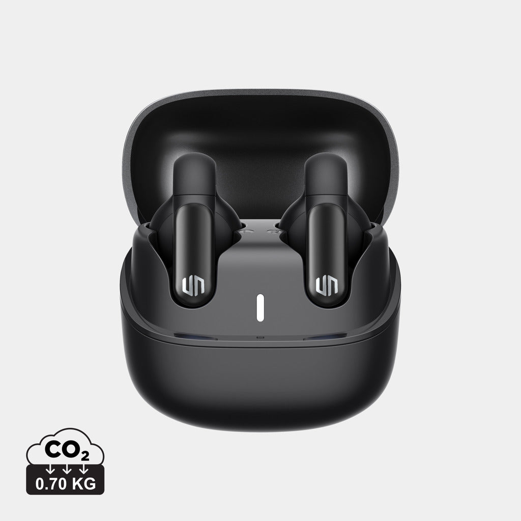 Auriculares Inalámbricos "Open-Ear" Sostenibles de ABS Reciclado Certificado RCS para Personalizar con ENC Urban Vitamin Long Beach