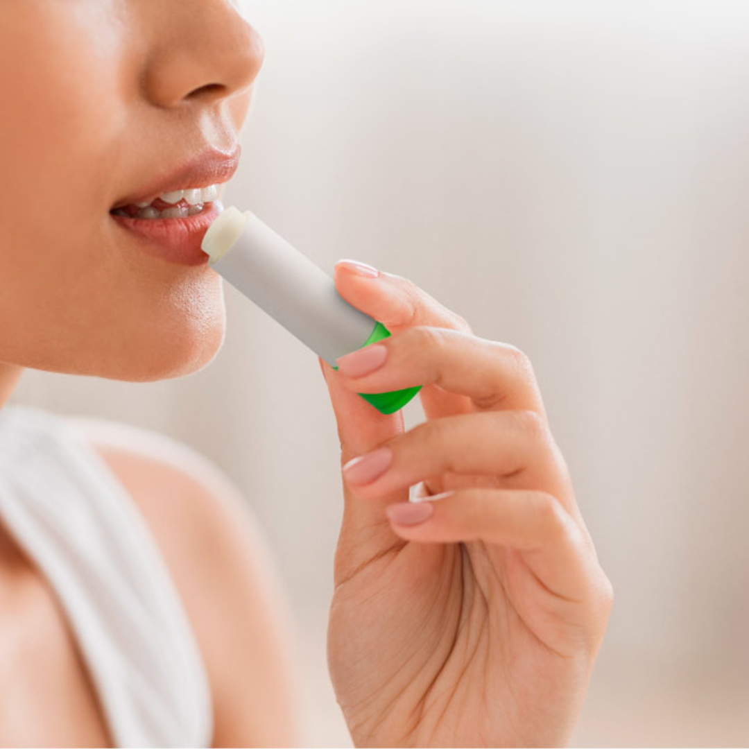 Bálsamo Labial Vegano de Aroma de Vainilla en ABS reciclado y PP para Personalizar Especial Eventos Jolie Vegan