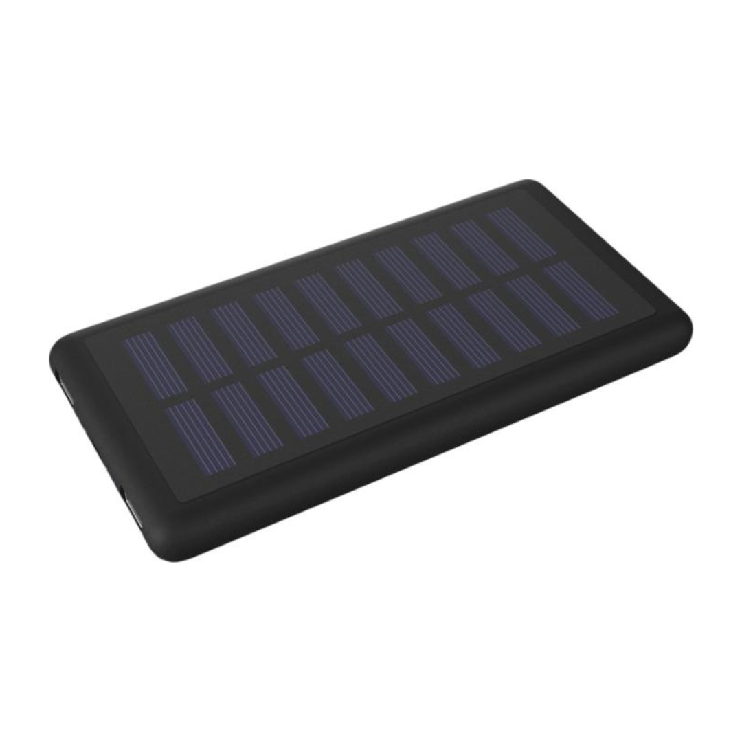 Batería Externa Sostenible de Carga Solar para Personalización Con Logo Retroiluminadoh