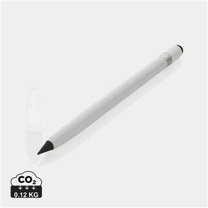 Bolígrafo Infinito Sostenible de Aluminio en Amplia Gama de Colores para Personalizar con Goma y Puntero Especial Formación