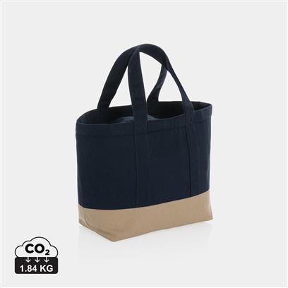 Bolsa Nevera Tote Ecológica de Lona Reciclada Impact Aware™ 285 g/m² Sin Teñir en Varios Colores para Personalizar con Contribución a ONG Especial Verano