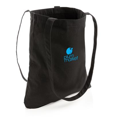 Bolsa Tote Ecológica de Algodón Reciclado en Amplia Gama de Colores Impact con Trazador AWARE™ y Contribución a ONG para Personalizar Especial Comercio y Compras 330 grs