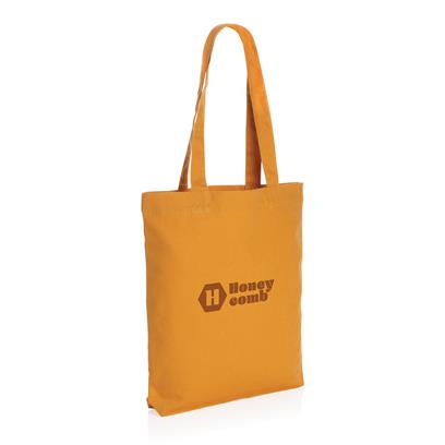 Bolsa Tote Ecológica de Lona Reciclada Sin Teñir y Rpet en Varios Colores Impact con Trazador AWARE™ y Contribución a ONG para Personalizar Especial Comercio y Compras 285 g/m²