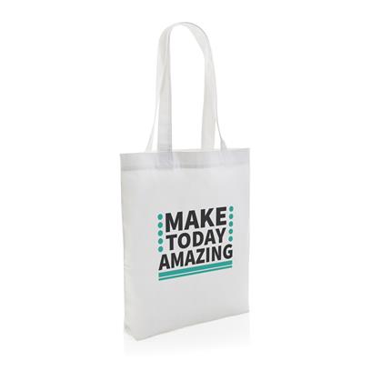 Bolsa Tote Ecológica de Lona Reciclada Sin Teñir y Rpet en Varios Colores con Trazador AWARE™ y Contribución a ONG para Personalizar Especial Comercio y Compras 285 grs
