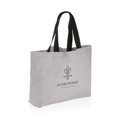Bolsa Tote Ecológica de Lona Reciclada para Personalizar en Varios Colores sin Teñir con Trazador AWARE™ y Contribución a ONG - 240 g/m²