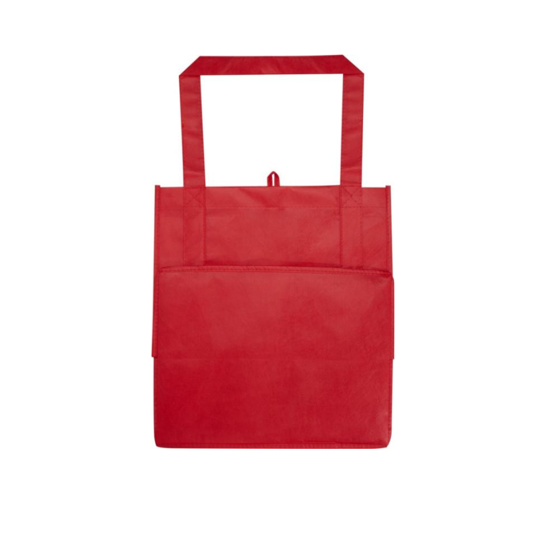 Bolsa Tote Sostenible de Poliéster Reciclado No Tejido con Certificado GRS y Base Robusta para Personalizar Liberty 29L