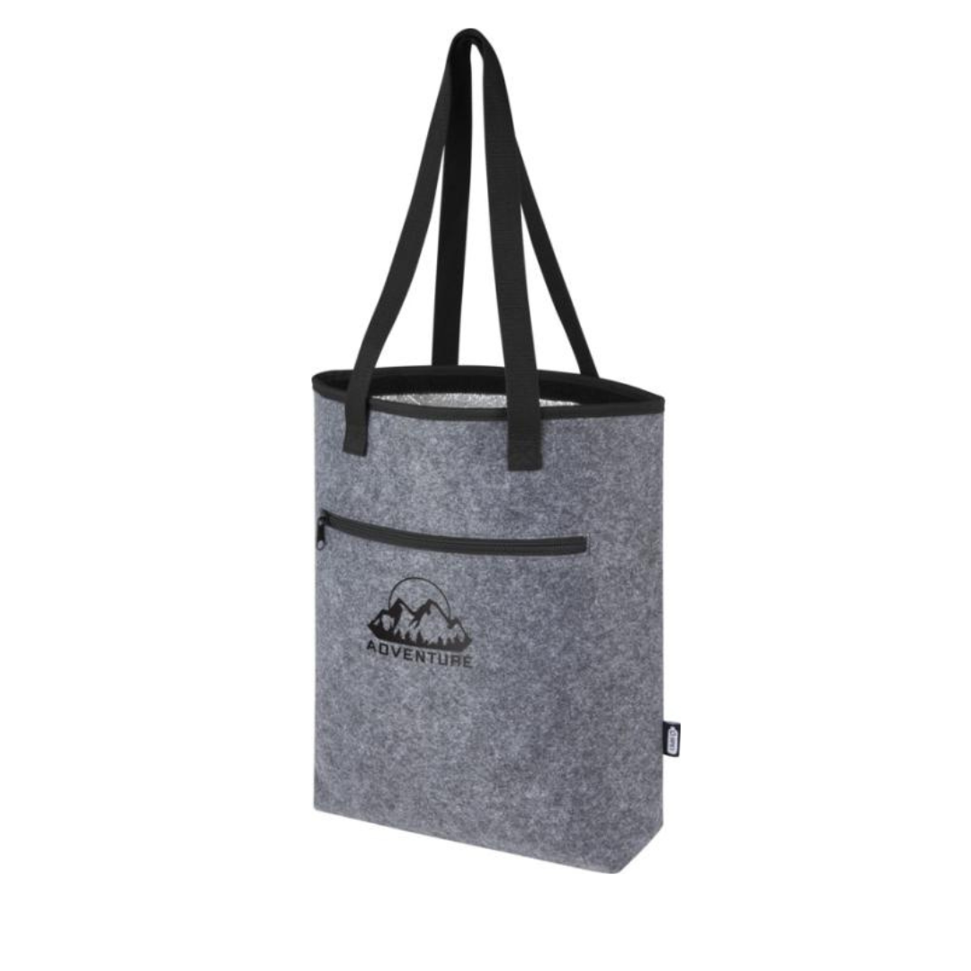 Bolso Tote Isotérmica Sostenible de Fieltro Reciclado con Certificado GRS para Personalizar Especial Comercio Felta - 12L