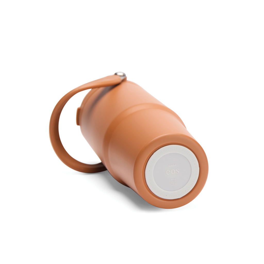 Botella Térmica Sostenible de Acero Inoxidable Reciclado de Doble Pared con Certificado RCS para Personalizar con Asa de Transporte Eos Trek SS - 880ml