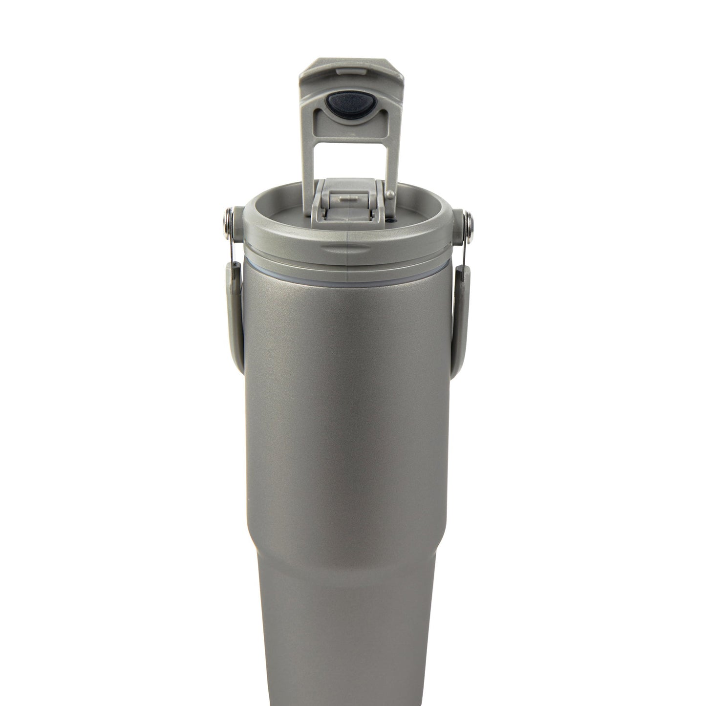 Botella Térmica Sostenible de Acero Inoxidable Reciclado de Doble Pared con Certificado RCS para Personalizar con Asa de Transporte Eos Trek SS - 880ml