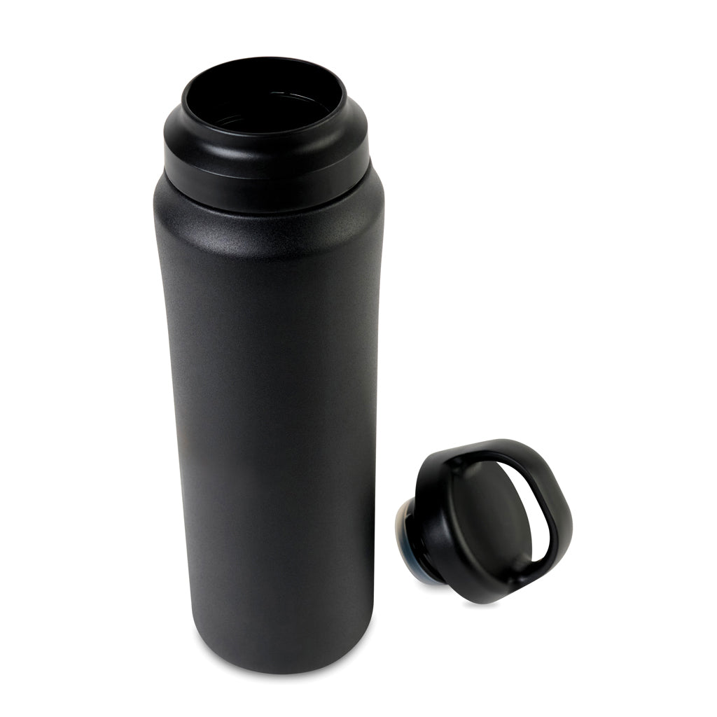 Botella Ecológica de Acero Inoxidable Reciclado RCS con Aislamiento Térmico y Resistencia al Sudor Para Personalizar Aviana™ Rowan -470ml