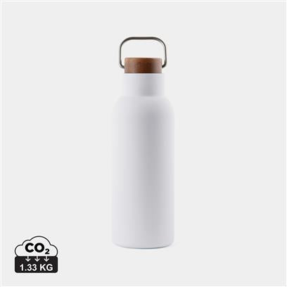 Botella Térmica al Vacío Ecológica de Acero Inoxidable Reciclado con Certificado RCS para Personalizar en Varios Colores Vinga Ciro- 580ml