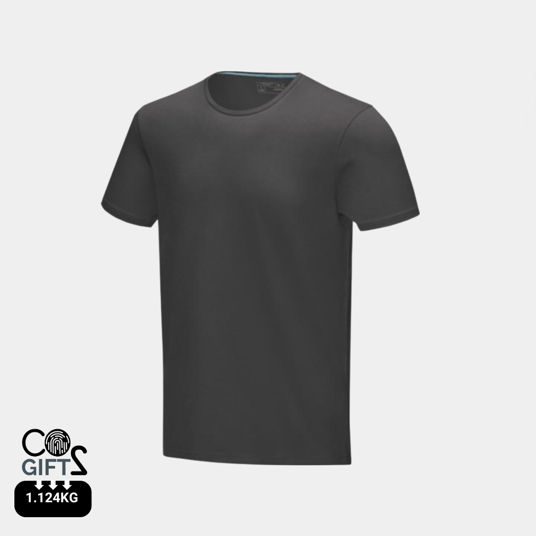 Camiseta Ecológica 95% Algodón Orgánico 200 gr/m2 con Certificado GOTS y OEKO-TEX® Personalizable Cuello Redondo para Hombre "Balfour"