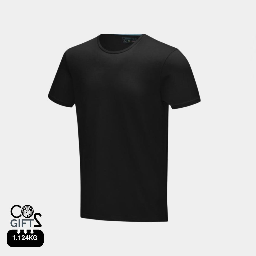 Camiseta Ecológica 95% Algodón Orgánico 200 gr/m2 con Certificado GOTS y OEKO-TEX® Personalizable Cuello Redondo para Hombre "Balfour"