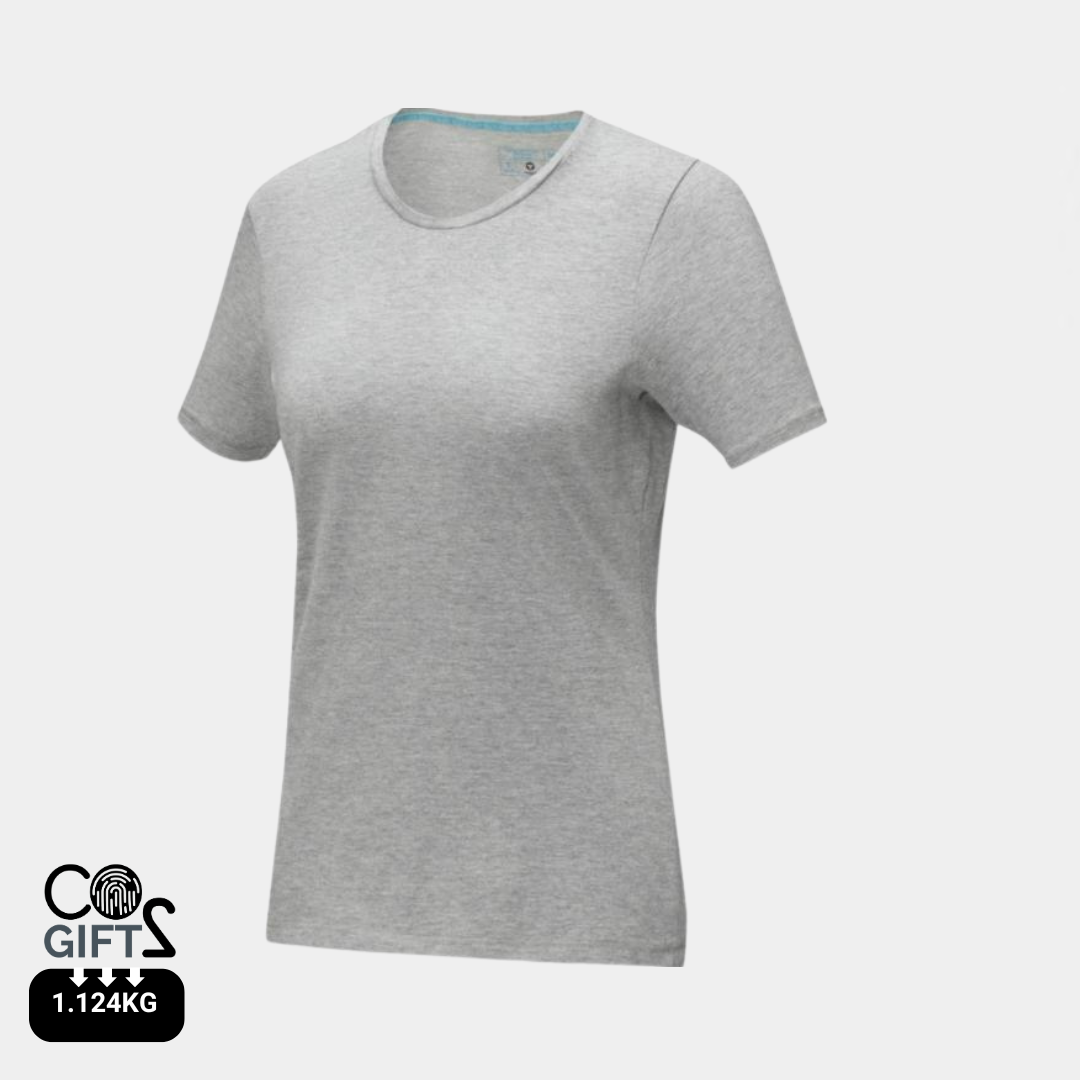 Camiseta Ecológica 95% Algodón Orgánico 200 gr/m2 con Certificado OEKO-TEX® Personalizable Cuello Redondo para mujer "Balfour"