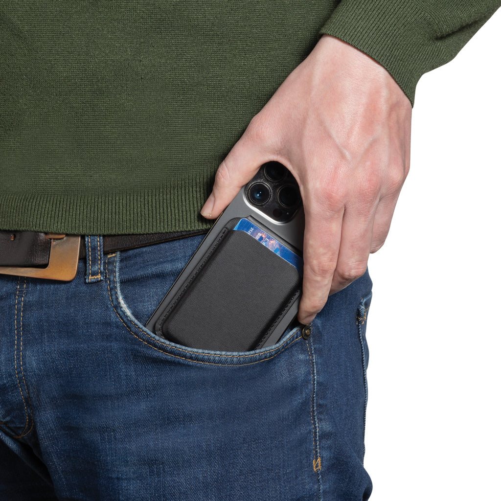 Cartera Magnética Sostenible para Teléfono de PU Reciclado con Certificado RCS para Personalizar Magstand
