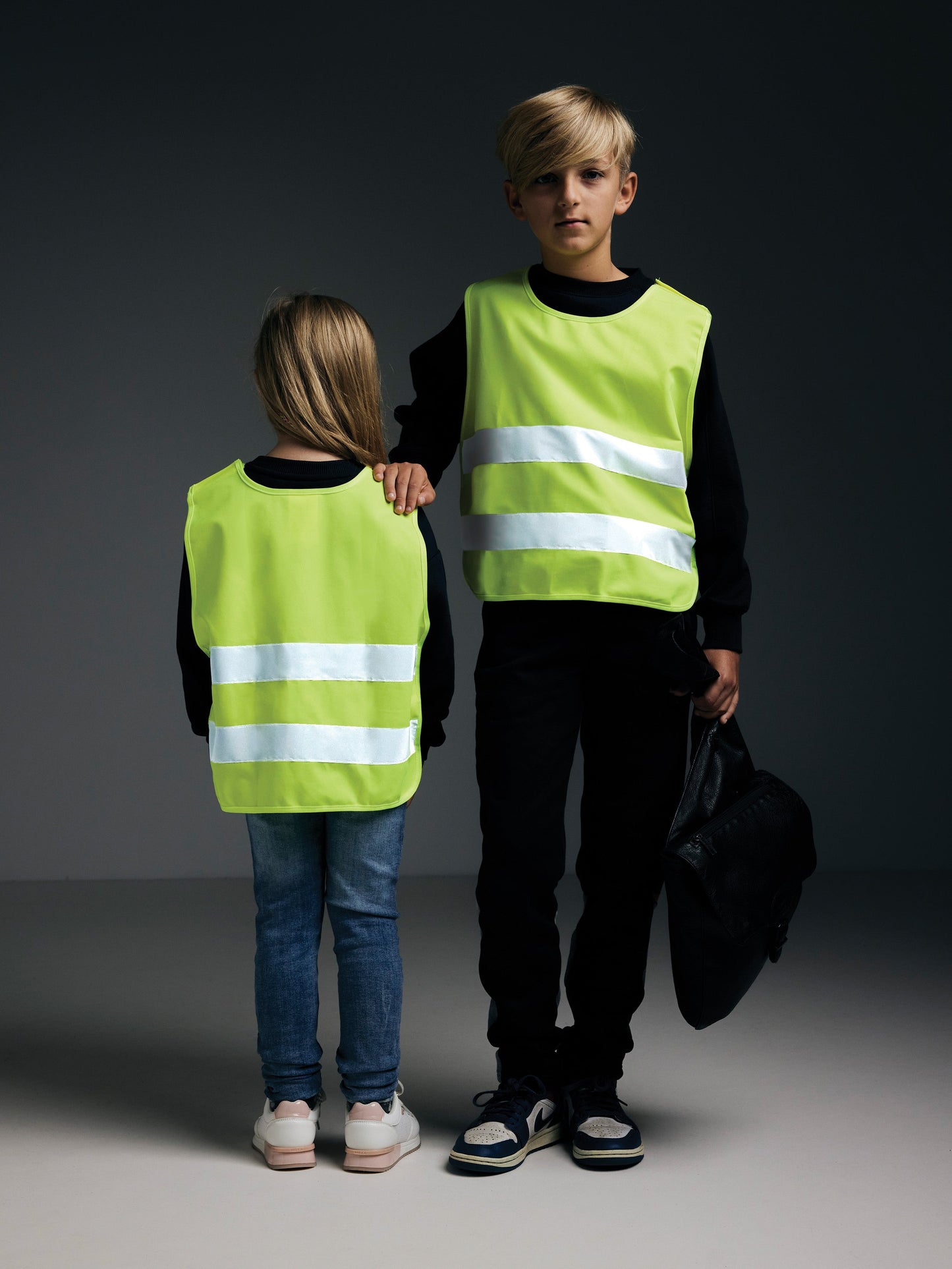 Chaleco de Seguridad Ecológico para Niños de PET Reciclado Para Personalizar con Certificado GRS Especial Eventos