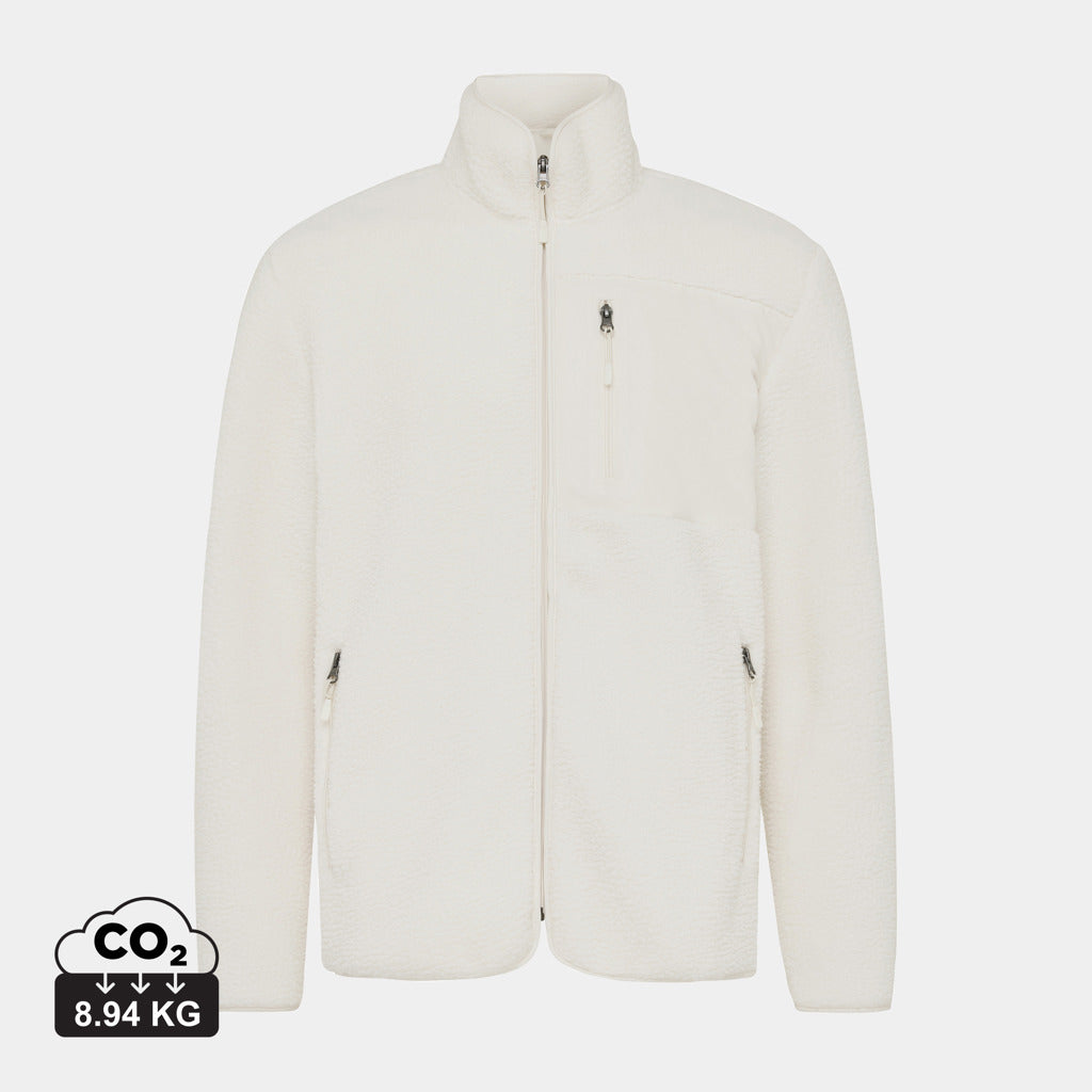 Chaqueta Unisex de Forro Polar Ecológico de Poliéster Reciclado con Trazador AWARE™, Tecnología Blockchain, Certificado OEKO-TEX® y Contribución a ONG para Personalizar Iqoniq Diran- 320 g/m²
