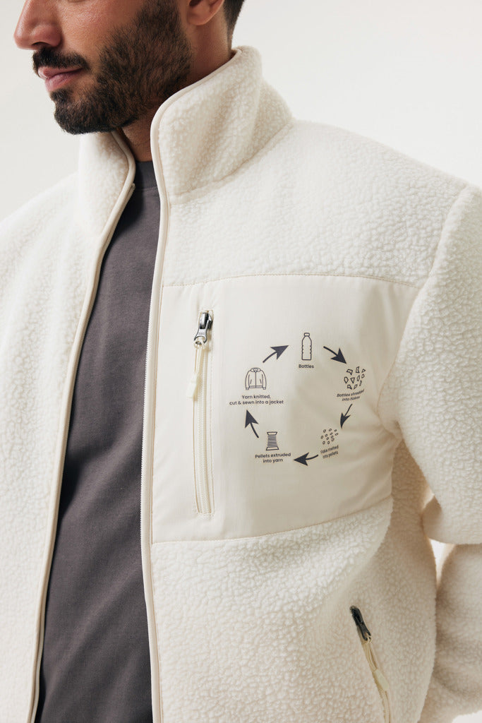 Chaqueta Unisex de Forro Polar Ecológico de Poliéster Reciclado con Trazador AWARE™, Tecnología Blockchain, Certificado OEKO-TEX® y Contribución a ONG para Personalizar Iqoniq Diran- 320 g/m²