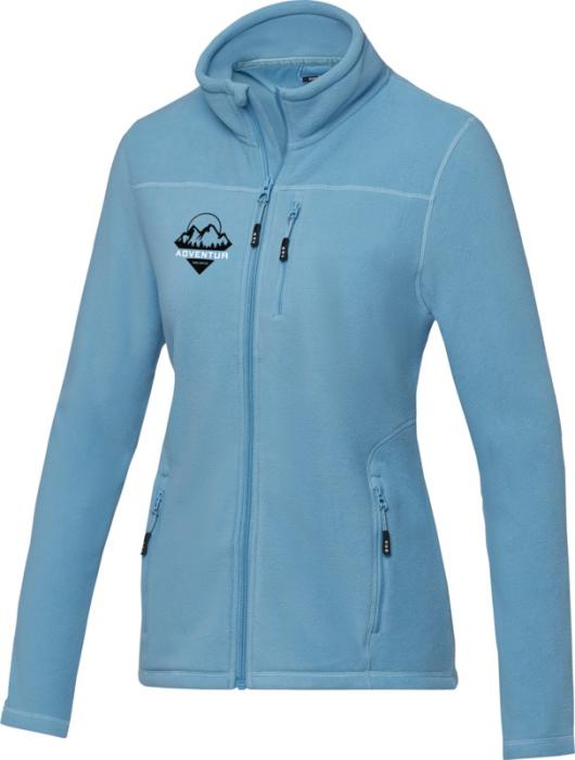 Forro Polar de Mujer con Cremallera Sostenible de Poliéster Reciclado 174g/m² con Certificado GRS y OEKO-TEX para Personalizar Amber