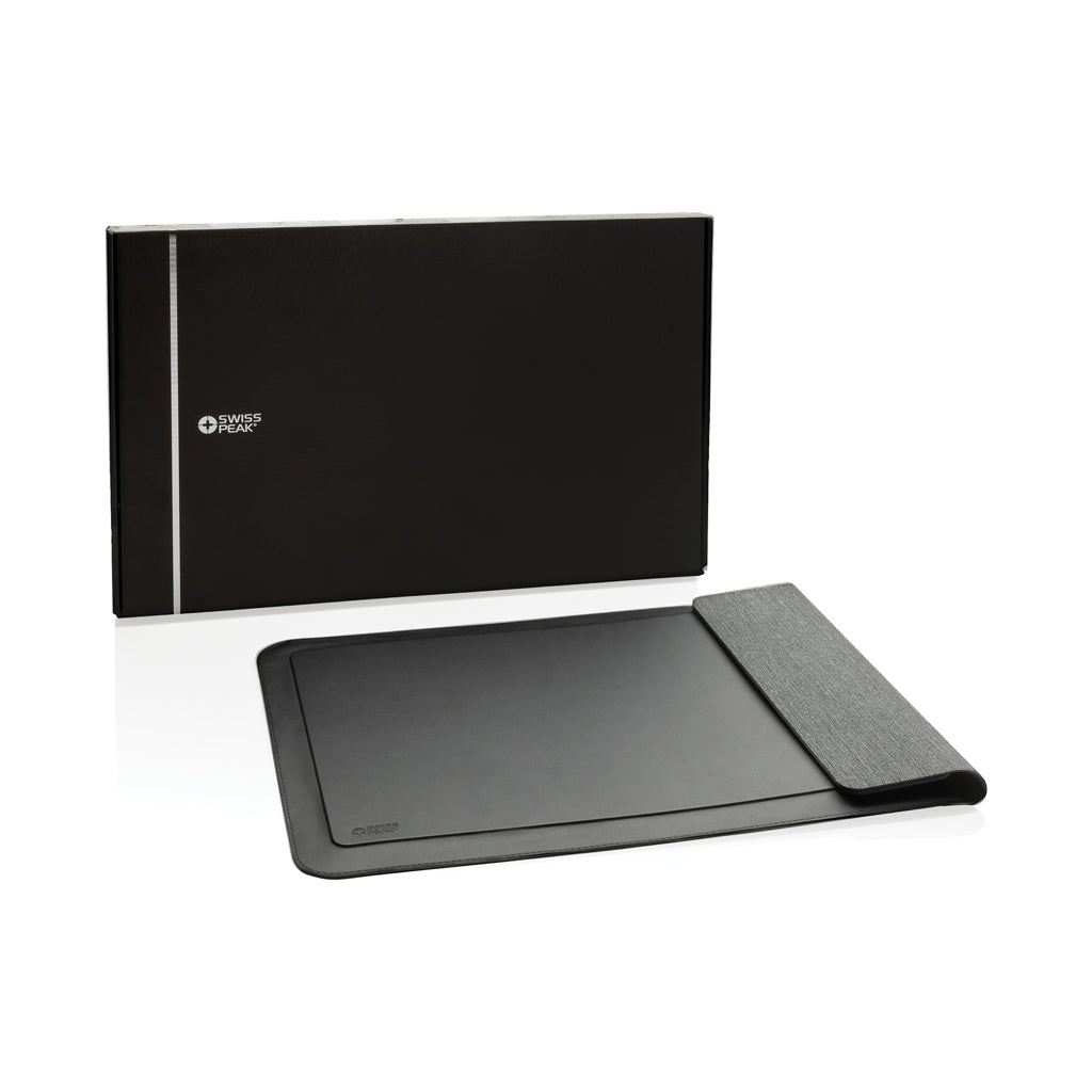 Funda para Portátil de 14" - 15,6 " Sostenible de Poliéster Reciclado Certificado RCS Carga Magnética 15W para Personalizar Especial Regalo Corporativo Swiss Peak