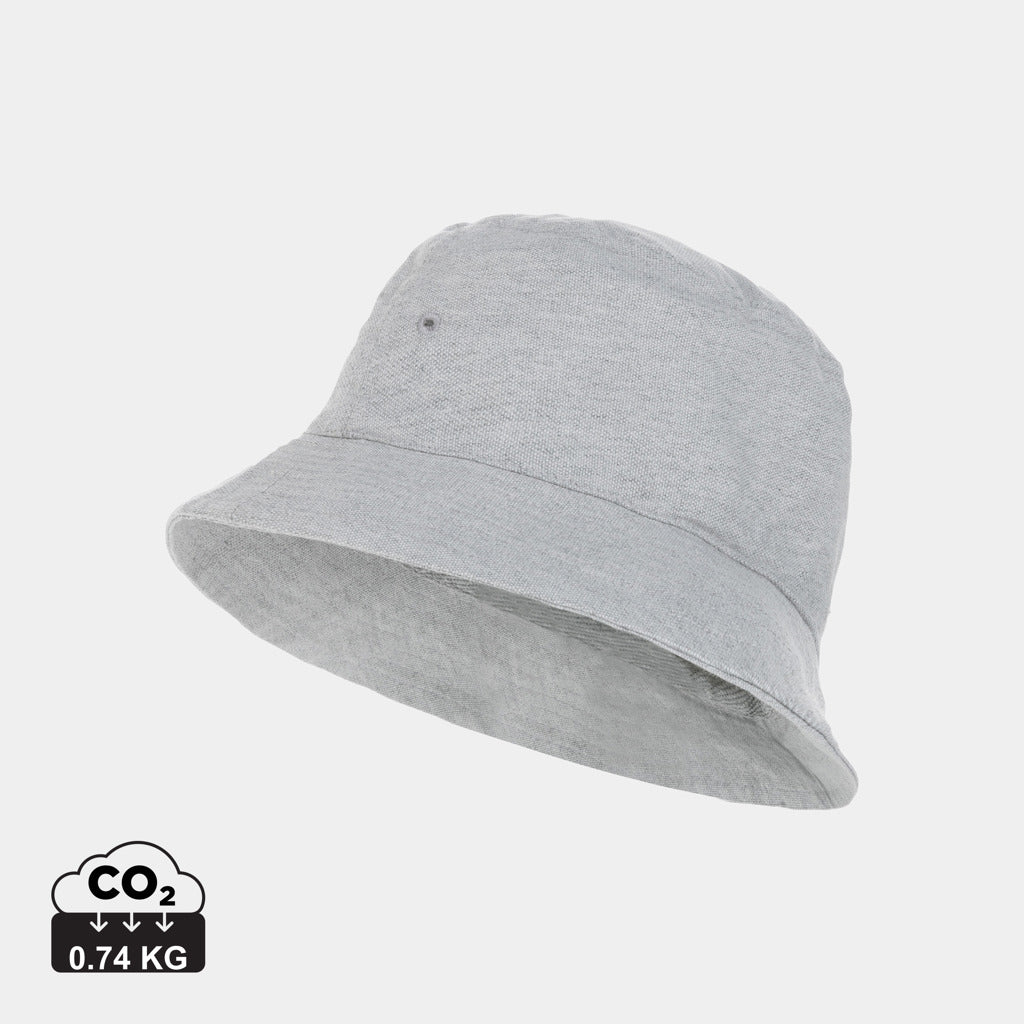 Gorro Tipo Bob Ecológico de Lona Reciclada 285 grs Sin Teñir Con Trazador AWARE™ y Contribución a ONG