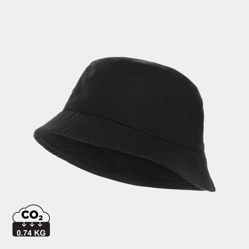 Gorro Tipo Bob Ecológico de Lona Reciclada 285 grs Sin Teñir Con Trazador AWARE™ y Contribución a ONG