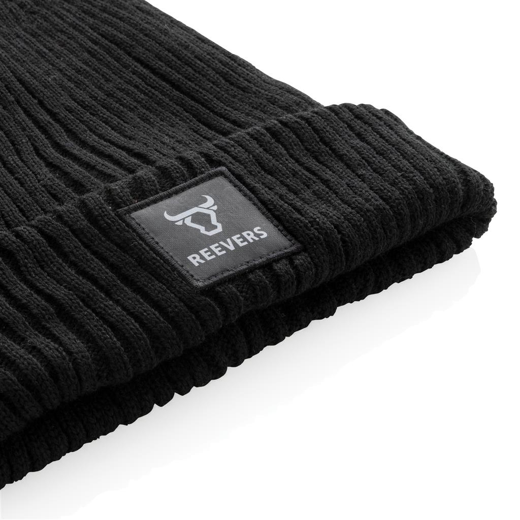 Gorro Ecológico Doble Punto de Materiales Reciclados Especial Publicidad Impact Polylana® con trazador AWARE ™
