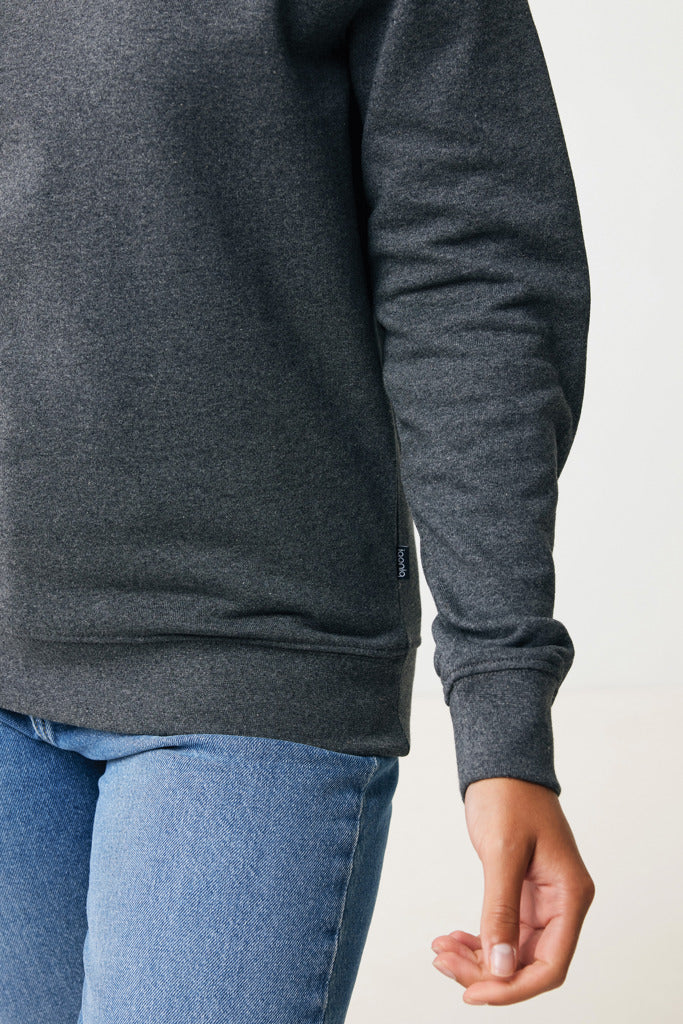 Jersey Ecológico de 50% Algodón Reciclado y 50% Algodón Orgánico sin Teñir para Personalizar con Trazador AWARE™ Iqonic Denali 340 G/M²