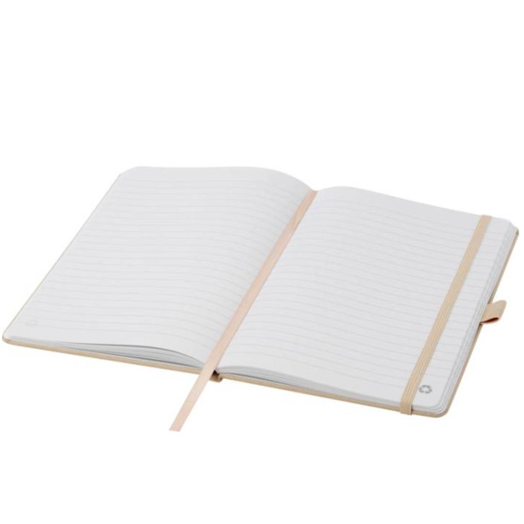 Libreta Sostenible de Papel Reciclado con Tapa Dura de PET Reciclado en Amplia Gama de Colores para Personalizar Honua - A5