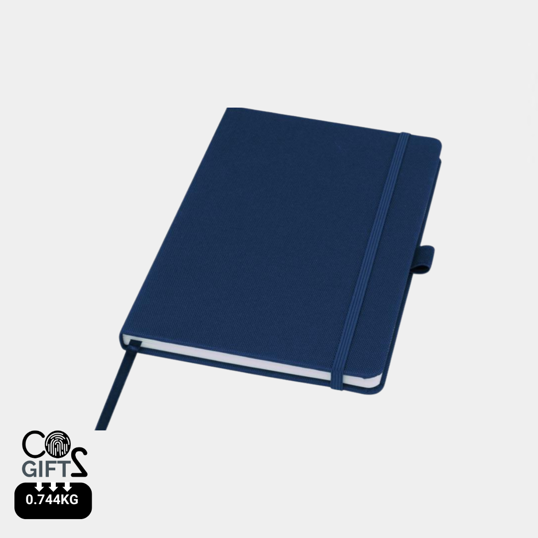 Libreta Sostenible de Papel Reciclado con Tapa Dura de PET Reciclado en Amplia Gama de Colores para Personalizar Honua - A5
