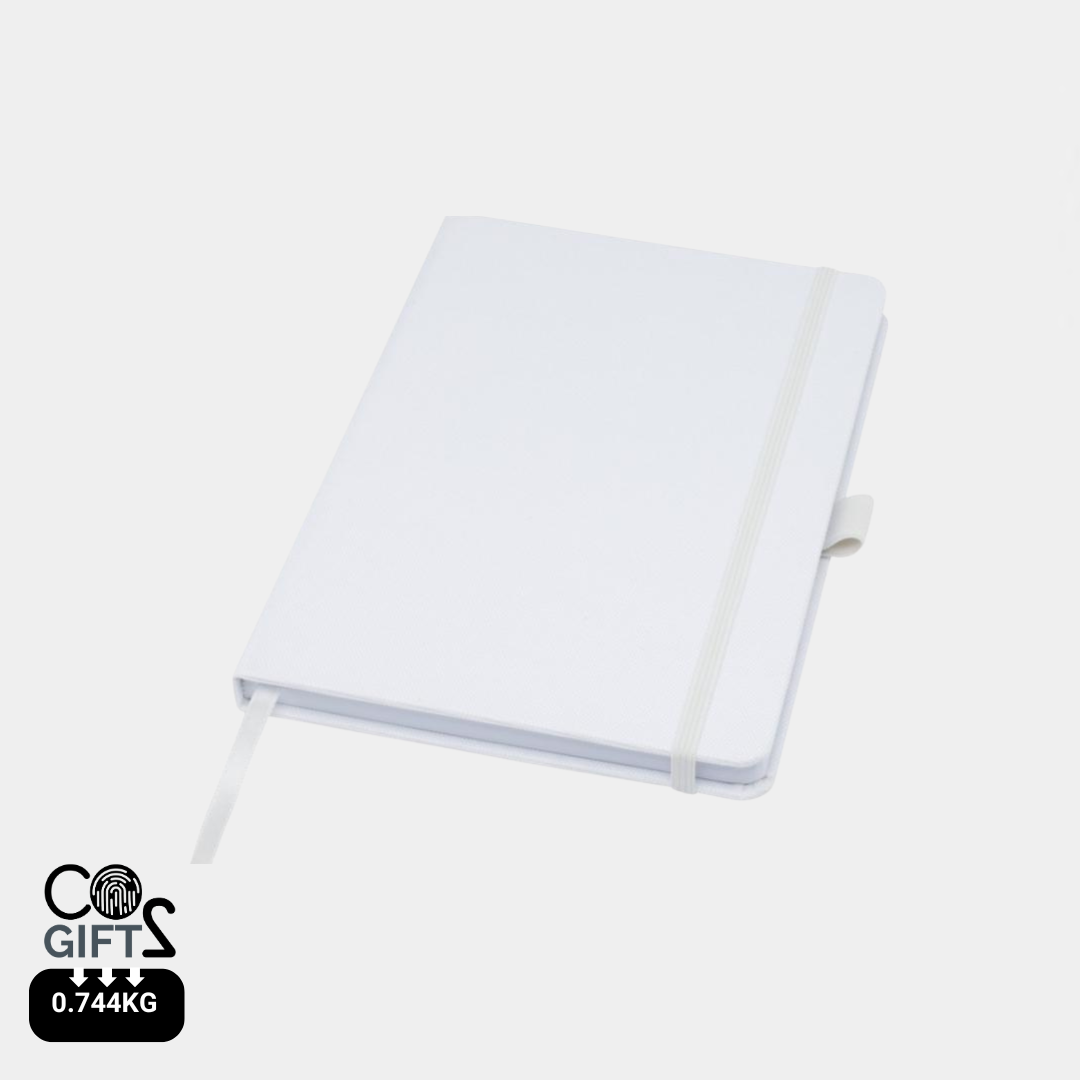 Libreta Sostenible de Papel Reciclado con Tapa Dura de PET Reciclado en Amplia Gama de Colores para Personalizar Honua - A5