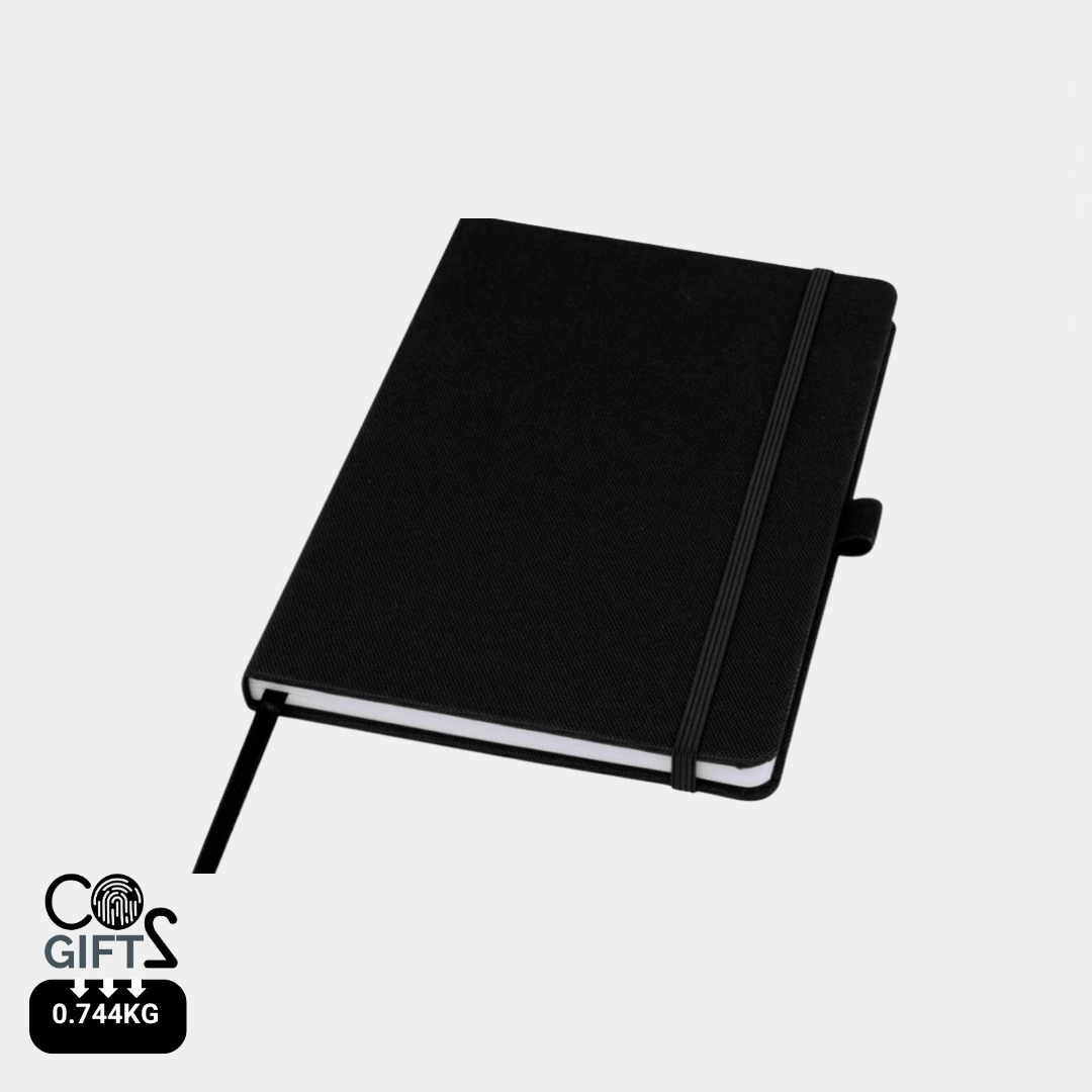 Libreta Sostenible de Papel Reciclado con Tapa Dura de PET Reciclado en Amplia Gama de Colores para Personalizar Honua - A5