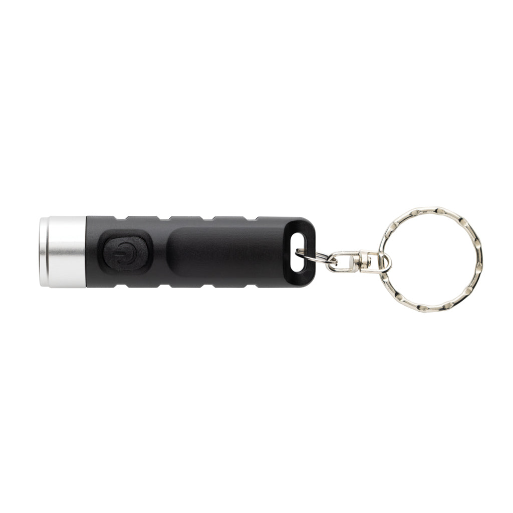 Linterna Llavero Recargable Sostenible de Plástico Reciclado con Certificado RCS Personalizable Especial Regalos Promocionales de Seguridad Globix