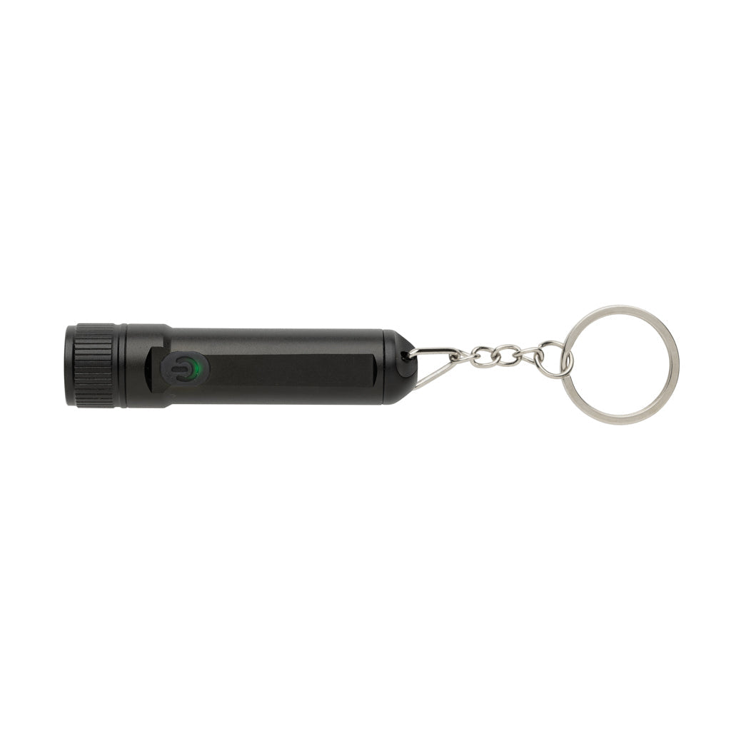 Linterna Llavero Ultra Brillante y Recargable Sostenible de Aluminio Reciclado con Certificado RCS Personalizable Especial Regalos Promocionales de Seguridad Gear X