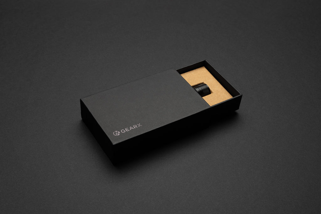 Linterna Llavero Ultra Brillante y Recargable Sostenible de Aluminio Reciclado RCS y Huella de CO2 Personalizable Especial Regalos Promocionales de Seguridad Gear X