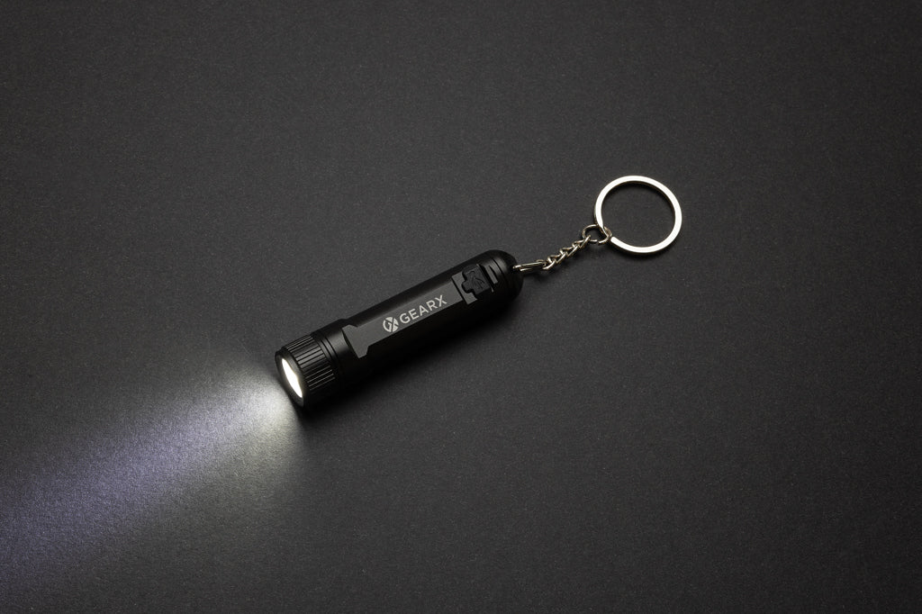 Linterna Llavero Ultra Brillante y Recargable Sostenible de Aluminio Reciclado con Certificado RCS Personalizable Especial Regalos Promocionales de Seguridad Gear X