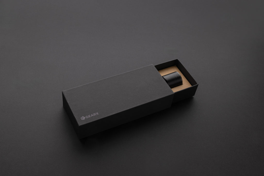 Linterna Recargable y PowerBank USB Sostenible de Aluminio Reciclado con Certificado RCS y Huella de CO2 con 5 Modos de Luz y 500m de Alcance para Personalizar Gear X - 10W