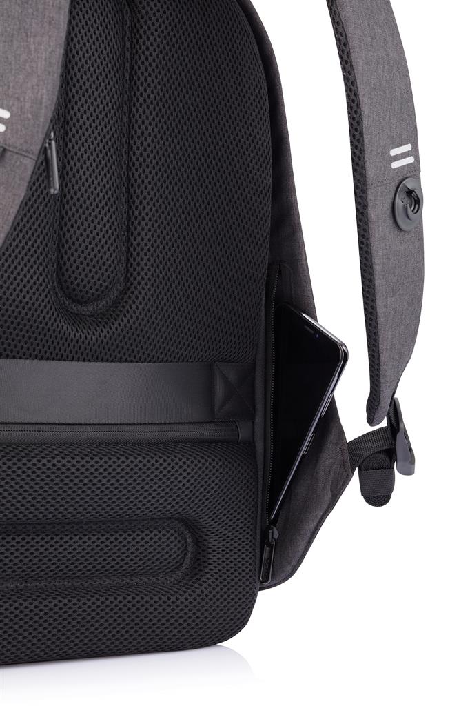 Mochila Antirrobo con Panel Solar para Personalizar con Bolsillos Protección RFID y Trazador AWARE ™ Bobby Tech