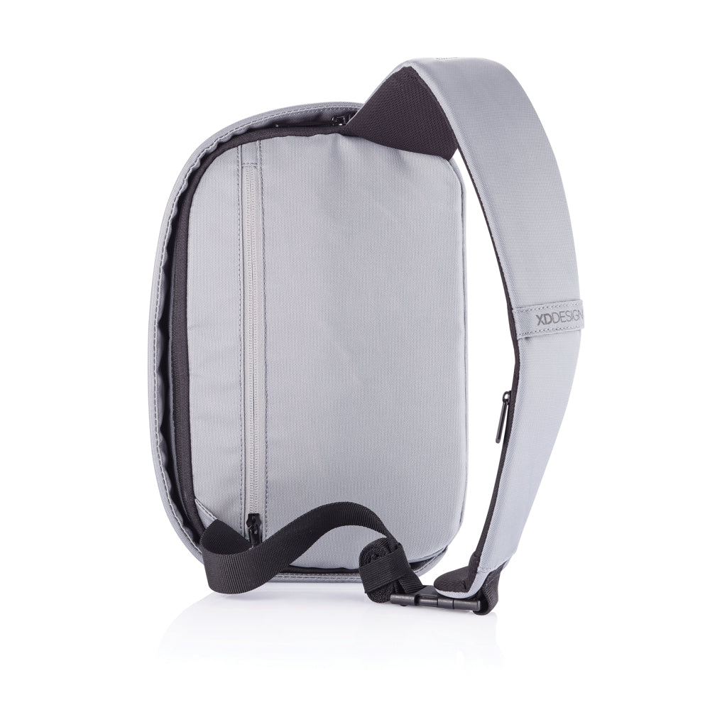 Mochila Bandolera Antirrobo Ecológica con Trazador de rPET Reciclado Bobby Sling AWARE ™ con Bolsillos de Protección RFID