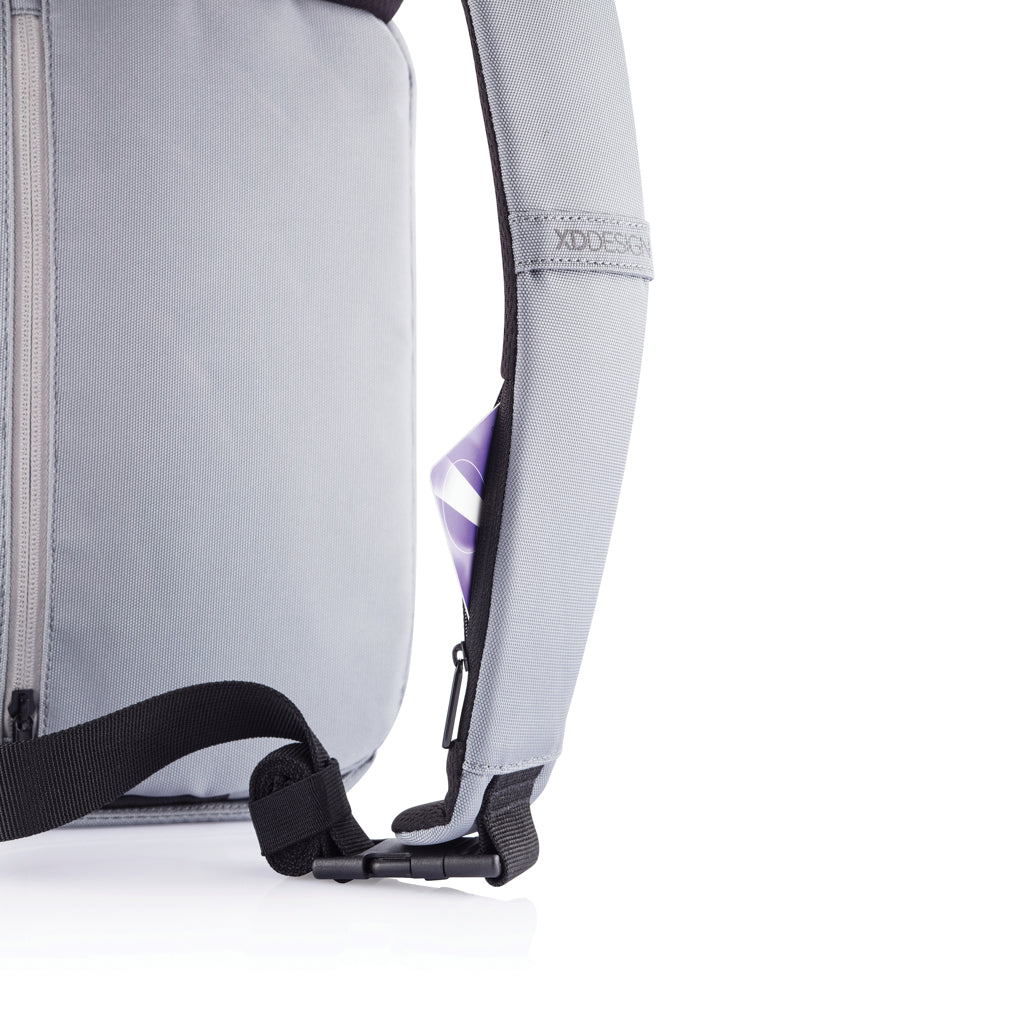 Mochila Bandolera Antirrobo Ecológica con Trazador de rPET Reciclado Bobby Sling AWARE ™ con Bolsillos de Protección RFID