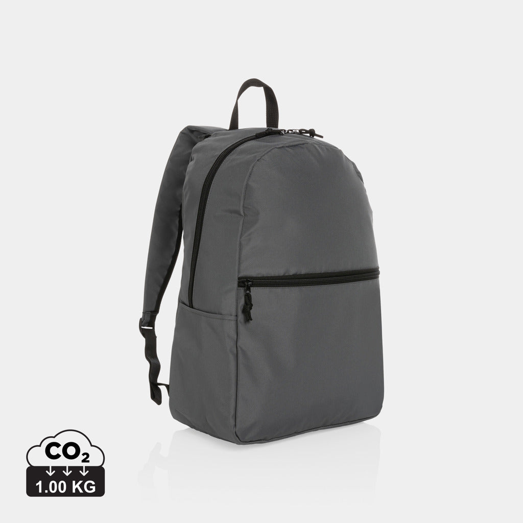 Mochila Ecológica Básica de rPET Reciclado para Personalizar con Bolsillos Impact AWARE ™