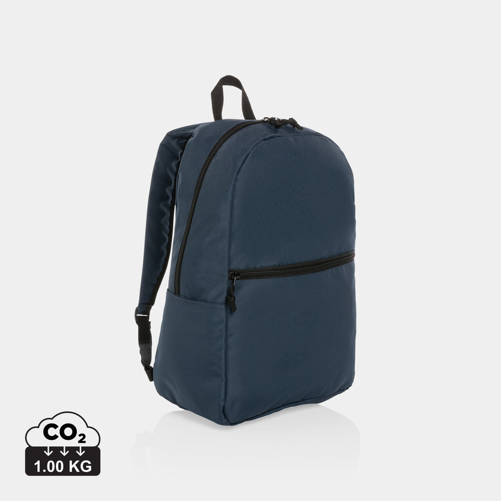 Mochila Ecológica Básica de rPET Reciclado para Personalizar con Bolsillos Impact AWARE ™