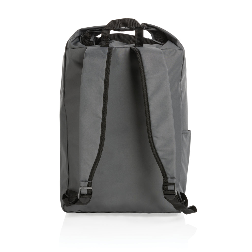 Mochila Enrollable Sostenible de RPET Para Personalizar IMPACT con trazador AWARE ™ y Contribucón a ONG